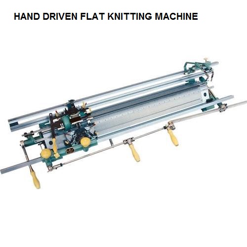 Hand Driven Flat Knitting Machine